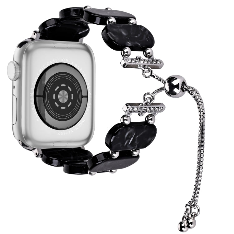 Resin Retractable Chain Watch Band, For Apple Watch Series 2 42mm, For Apple Watch Series 2 38mm