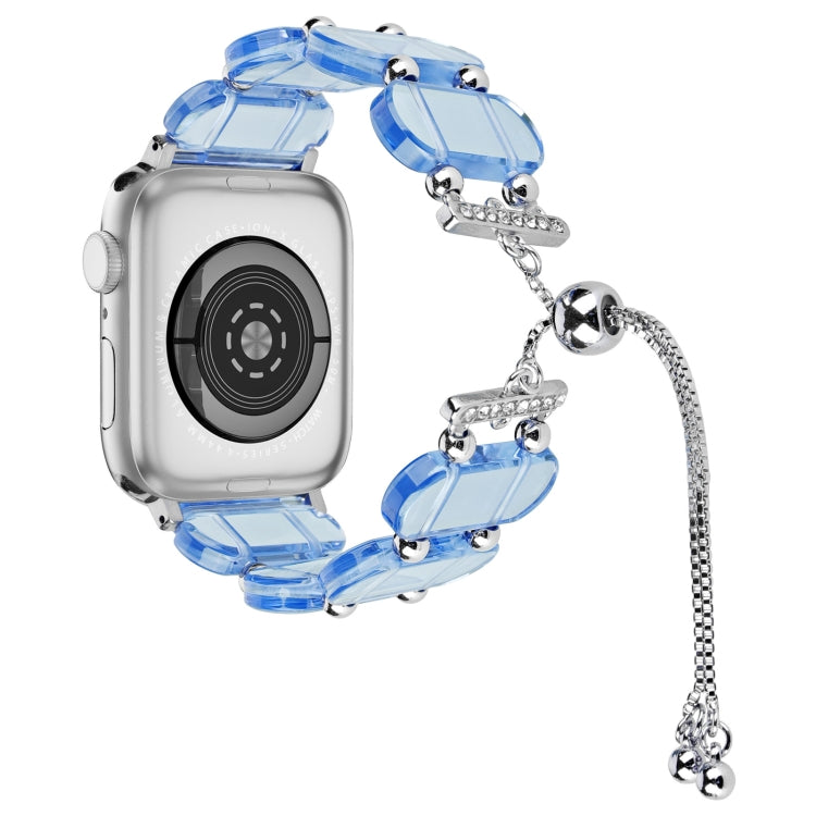 Resin Retractable Chain Watch Band, For Apple Watch 42mm, For Apple Watch 38mm