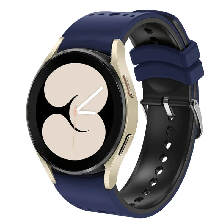 Two Color Silicone Watch Band, For Samsung Galaxy Watch 6