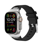 Loners Liquid Silicone Watch Band, For Apple Watch SE 2023 44mm, For Apple Watch Ultra 2 49mm, For Apple Watch Series 9 45mm