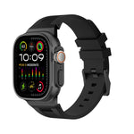 Loners Liquid Silicone Watch Band, For Apple Watch Ultra 49mm, For Apple Watch Series 8 45mm, For Apple Watch SE 2022 44mm
