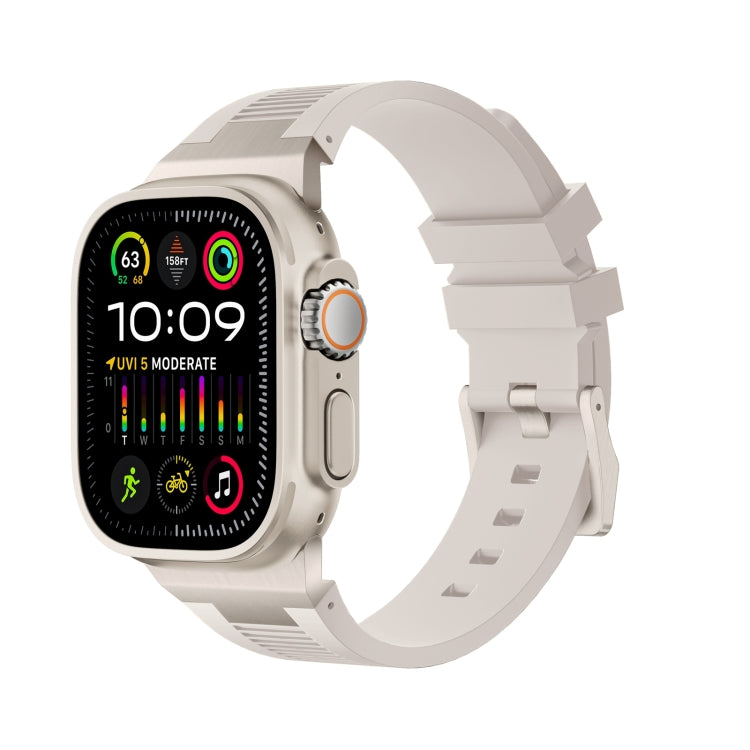 Loners Liquid Silicone Watch Band, For Apple Watch Ultra 49mm, For Apple Watch Series 8 45mm, For Apple Watch SE 2022 44mm