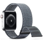 Dual Hook and Loop Nylon Watch Band, For Apple Watch SE 2023 44mm, For Apple Watch SE 2023 40mm, For Apple Watch Ultra 2 49mm, For Apple Watch Series 9 45mm, For Apple Watch Series 9 41mm