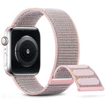 Dual Hook and Loop Nylon Watch Band, For Apple Watch Series 7 41mm, For Apple Watch Series 7 45mm, For Apple Watch SE 40mm, For Apple Watch SE 44mm, For Apple Watch Series 6 40mm