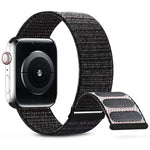 Dual Hook and Loop Nylon Watch Band, For Apple Watch 38mm