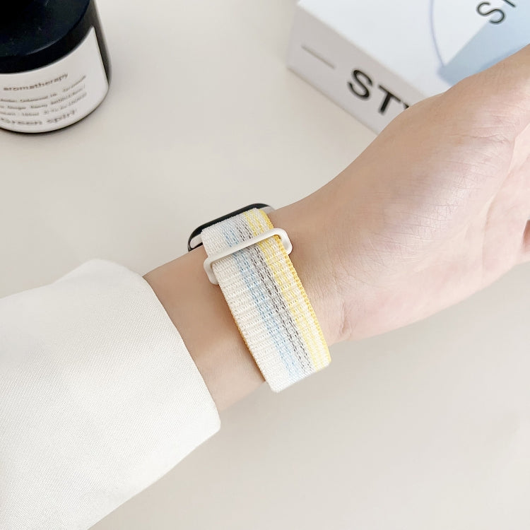 Dual Hook and Loop Nylon Watch Band, For Apple Watch Ultra 49mm, For Apple Watch Series 8 41mm, For Apple Watch Series 8 45mm, For Apple Watch SE 2022 40mm, For Apple Watch SE 2022 44mm