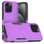 2 in 1 PC + TPU Phone Case, For iPhone 17e / 16e, For iPhone 17 Pro Max, For iPhone 17 Pro, For iPhone 17, For iPhone Air, For iPhone 16 Pro Max, For iPhone 16 Pro, For iPhone 16 Plus
