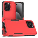 2 in 1 PC + TPU Phone Case, For iPhone 17e / 16e, For iPhone 17 Pro Max, For iPhone 17 Pro, For iPhone 17, For iPhone Air, For iPhone 16 Pro Max, For iPhone 16 Pro, For iPhone 16 Plus