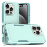 2 in 1 PC + TPU Phone Case, For iPhone 17e / 16e, For iPhone 17 Pro Max, For iPhone 17 Pro, For iPhone 17, For iPhone Air, For iPhone 16 Pro Max, For iPhone 16 Pro, For iPhone 16 Plus
