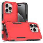 2 in 1 PC + TPU Phone Case, For iPhone 17e / 16e, For iPhone 17 Pro Max, For iPhone 17 Pro, For iPhone 17, For iPhone Air, For iPhone 16 Pro Max, For iPhone 16 Pro, For iPhone 16 Plus