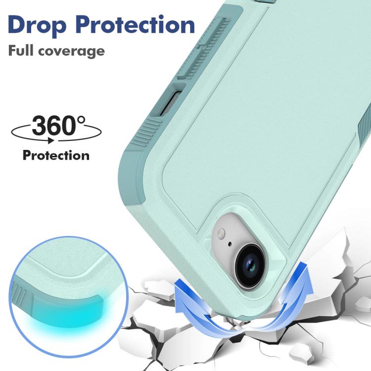 2 in 1 PC + TPU Phone Case, For iPhone 17e / 16e, For iPhone 17 Pro Max, For iPhone 17 Pro, For iPhone 17, For iPhone Air, For iPhone 16 Pro Max, For iPhone 16 Pro, For iPhone 16 Plus