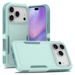 2 in 1 PC + TPU Phone Case, For iPhone 17e / 16e, For iPhone 17 Pro Max, For iPhone 17 Pro, For iPhone 17, For iPhone Air, For iPhone 16 Pro Max, For iPhone 16 Pro, For iPhone 16 Plus
