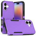 2 in 1 PC + TPU Phone Case, For iPhone 17e / 16e, For iPhone 17 Pro Max, For iPhone 17 Pro, For iPhone 17, For iPhone Air, For iPhone 16 Pro Max, For iPhone 16 Pro, For iPhone 16 Plus