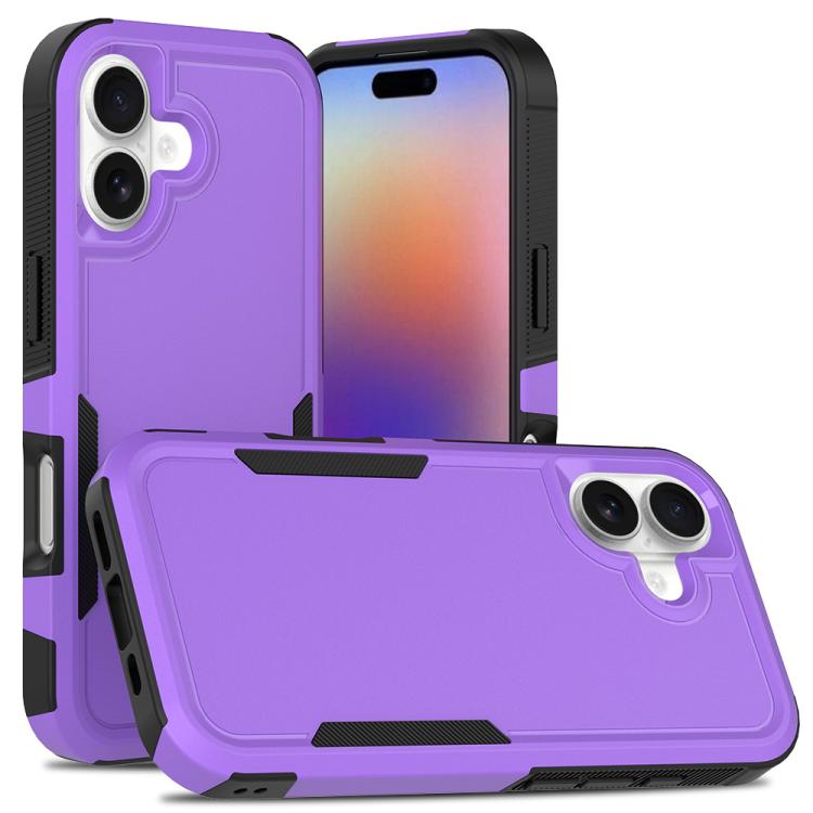 2 in 1 PC + TPU Phone Case, For iPhone 17e / 16e, For iPhone 17 Pro Max, For iPhone 17 Pro, For iPhone 17, For iPhone Air, For iPhone 16 Pro Max, For iPhone 16 Pro, For iPhone 16 Plus