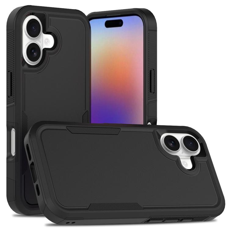 2 in 1 PC + TPU Phone Case, For iPhone 17e / 16e, For iPhone 17 Pro Max, For iPhone 17 Pro, For iPhone 17, For iPhone Air, For iPhone 16 Pro Max, For iPhone 16 Pro, For iPhone 16 Plus