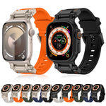 Explorer TPU Watch Band, For Apple Watch Series 6 44mm, For Apple Watch Series 5 44mm, For Apple Watch Series 4 44mm, For Apple Watch Series 3 42mm
