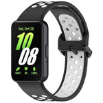 Two Color Breathable Silicone Watch Band, For Samsung Galaxy Fit 3