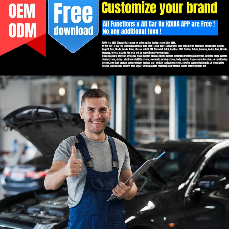 KONNWEI K DIAG Car OBDII Full System Diagnostic Scanner, K DIAG