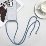 MagSafe Magnetic PC + TPU Phone Case with Lanyard, For iPhone 17e / 16e, For iPhone 17 Pro Max, For iPhone 17 Pro, For iPhone 17