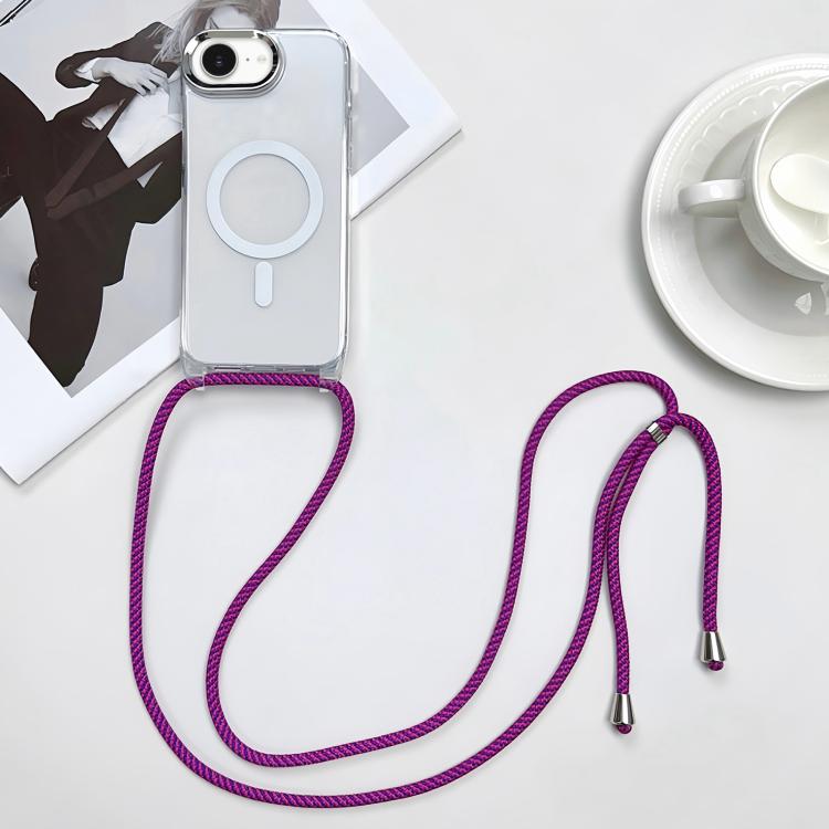 MagSafe Magnetic PC + TPU Phone Case with Lanyard, For iPhone 17e / 16e, For iPhone 17 Pro Max, For iPhone 17 Pro, For iPhone 17
