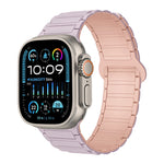 I-Shaped Magnetic Silicone Watch Band, For Apple Watch Series 9 45mm, For Apple Watch Series 9 41mm, For Apple Watch Ultra 49mm