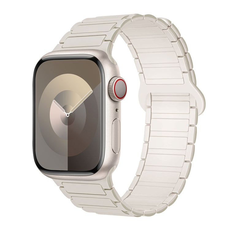 I-Shaped Magnetic Silicone Watch Band, For Apple Watch Series 4 44mm, For Apple Watch Series 4 40mm, For Apple Watch Series 3 38mm