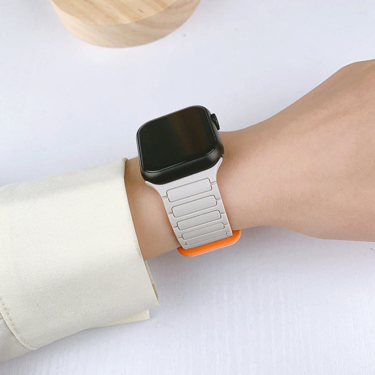 I-Shaped Magnetic Silicone Watch Band, For Apple Watch Series 9 45mm, For Apple Watch Series 9 41mm, For Apple Watch Ultra 49mm
