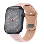 Wave Texture Reverse Buckle Silicone Watch Band, For Apple Watch Series 8 41mm, For Apple Watch Series 8 45mm, For Apple Watch SE 2022 40mm, For Apple Watch SE 2022 44mm