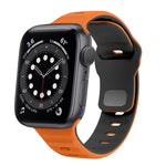 Wave Texture Reverse Buckle Silicone Watch Band, For Apple Watch Series 6 40mm, For Apple Watch Series 6 44mm, For Apple Watch Series 5 44mm, For Apple Watch Series 5 40mm