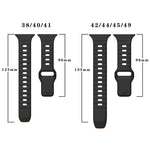 Wave Texture Reverse Buckle Silicone Watch Band, For Apple Watch Series 2 42mm, For Apple Watch Series 2 38mm, For Apple Watch 42mm, For Apple Watch 38mm