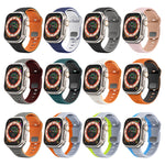 Wave Texture Reverse Buckle Silicone Watch Band, For Apple Watch Series 6 40mm, For Apple Watch Series 6 44mm, For Apple Watch Series 5 44mm, For Apple Watch Series 5 40mm
