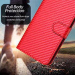 YX0070 Carbon Fiber Buckle Leather Phone Case with Lanyard, For iPhone 13 Pro Max, For iPhone 13 Pro, For iPhone 13, For iPhone 13 mini, For iPhone 12 / 12 Pro, For iPhone 12 Pro Max