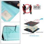 Cat Rat Embossed Pattern RFID Leather Phone Case with Lanyard, For iPhone XR, For iPhone XS Max, For iPhone 8 Plus / 7 Plus