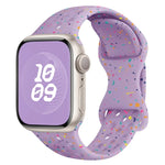 Hole Style Butterfly Buckle Camouflage Silicone Watch Band, For Apple Watch Series 4 44mm, For Apple Watch Series 4 40mm, For Apple Watch Series 3 38mm, For Apple Watch Series 3 42mm