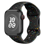 Hole Style Butterfly Buckle Camouflage Silicone Watch Band, For Apple Watch Series 4 44mm, For Apple Watch Series 4 40mm, For Apple Watch Series 3 38mm, For Apple Watch Series 3 42mm