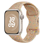 Hole Style Butterfly Buckle Camouflage Silicone Watch Band, For Apple Watch Series 4 44mm, For Apple Watch Series 4 40mm, For Apple Watch Series 3 38mm, For Apple Watch Series 3 42mm
