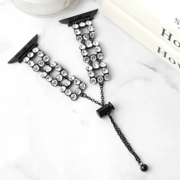 Rhinestone Metal Bracelet Watch Band, For Apple Watch 42mm, For Apple Watch 38mm