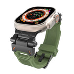 Stainless Steel Connector TPU Watch Band, For Apple Watch Series 9 45mm, For Apple Watch Ultra 49mm