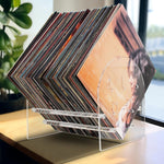 YX107 Acrylic Vinyl Record Display Stand, Acrylic