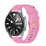 Woven Nylon Textured Strap, Size: Free Size 20mm, For Galaxy Watch 3 41mm