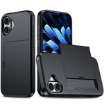 Shockproof Armor Phone Case with Card Slot, For iPhone Air, For iPhone 16 Pro Max, For iPhone 16 Pro, For iPhone 16 Plus