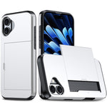 Shockproof Armor Phone Case with Card Slot, For iPhone Air, For iPhone 16 Pro Max, For iPhone 16 Pro, For iPhone 16 Plus