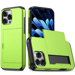 Shockproof Armor Phone Case with Card Slot, For iPhone Air, For iPhone 16 Pro Max, For iPhone 16 Pro, For iPhone 16 Plus