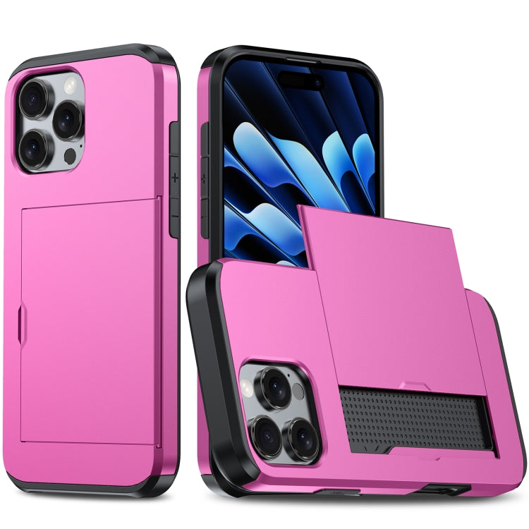 Shockproof Armor Phone Case with Card Slot, For iPhone Air, For iPhone 16 Pro Max, For iPhone 16 Pro, For iPhone 16 Plus