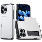 Shockproof Armor Phone Case with Card Slot, For iPhone Air, For iPhone 16 Pro Max, For iPhone 16 Pro, For iPhone 16 Plus