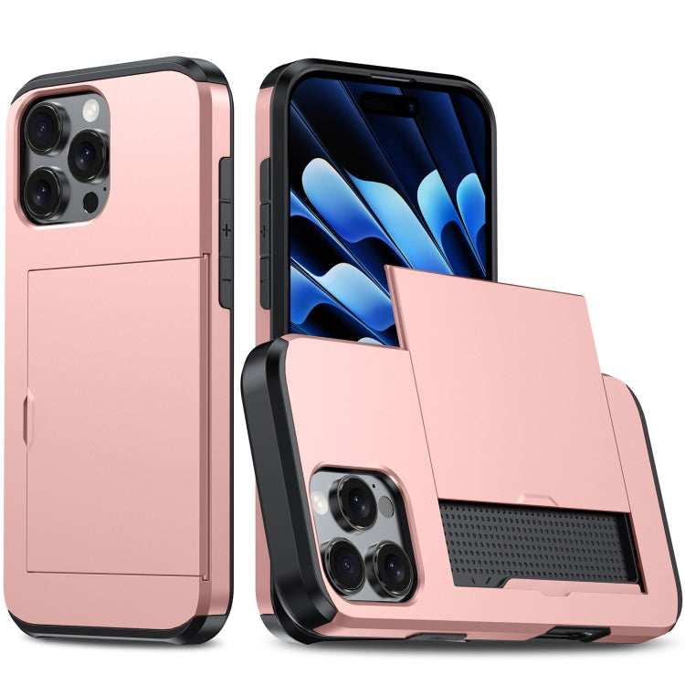 Shockproof Armor Phone Case with Card Slot, For iPhone Air, For iPhone 16 Pro Max, For iPhone 16 Pro, For iPhone 16 Plus