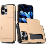 Shockproof Armor Phone Case with Card Slot, For iPhone Air, For iPhone 16 Pro Max, For iPhone 16 Pro, For iPhone 16 Plus