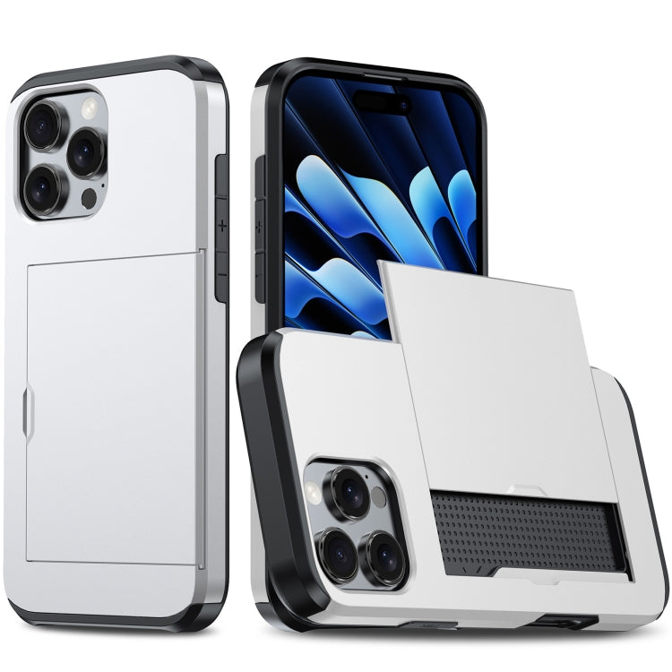 Shockproof Armor Phone Case with Card Slot, For iPhone Air, For iPhone 16 Pro Max, For iPhone 16 Pro, For iPhone 16 Plus