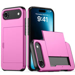 Shockproof Armor Phone Case with Card Slot, For iPhone Air, For iPhone 16 Pro Max, For iPhone 16 Pro, For iPhone 16 Plus