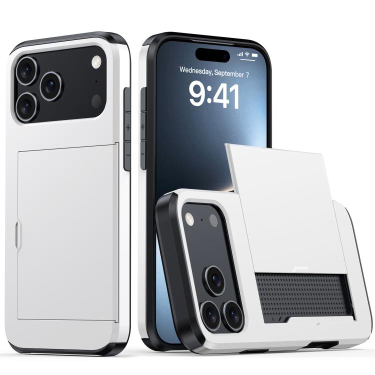 Shockproof Armor Phone Case with Card Slot, For iPhone 17 Pro Max, For iPhone 17 Pro, For iPhone 17, For iPhone Air
